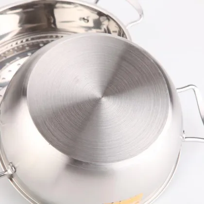 Household Thickened Composite Bottom Steamer Pot