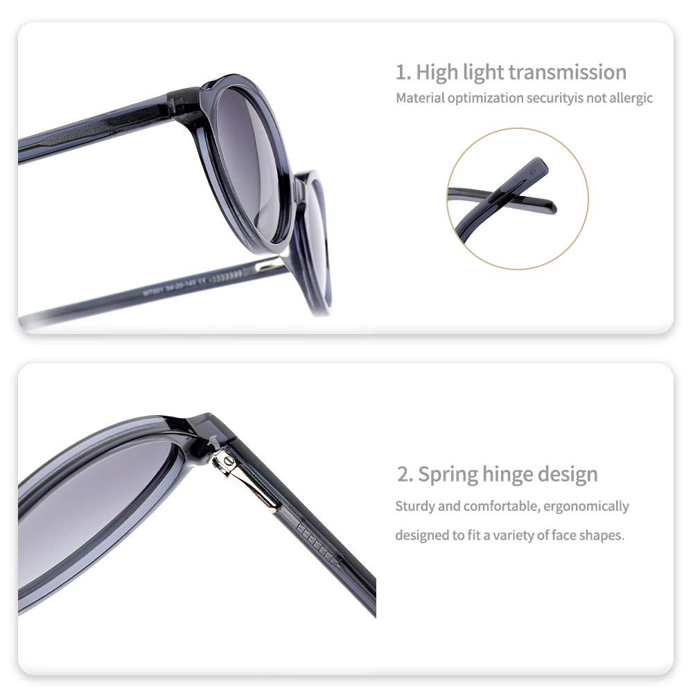 Retro Oval Acetate Eyeglasses