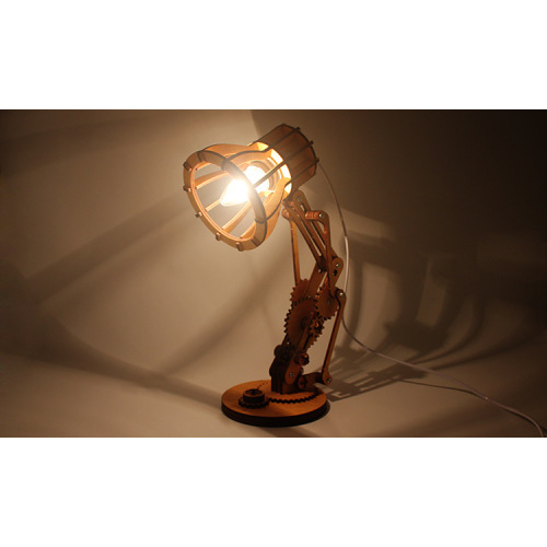 LEDER Unusual Wooden Table Lamps