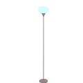 Silver piano standing floor lamp