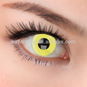 VIVIGO braned cosplay contact lenses halloween party yellow CL005