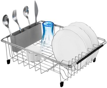 Piatto di asciugatura da piatto Over-the-Sink pieghevole