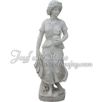 Garden Stone Statue, Lady statue, Garden Lady
