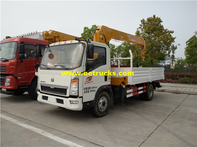 3ton Lattice Boom Truck mounted Cranes