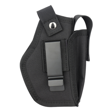 Universal Tactical Gun Holster for Concealed Carry with Waist Belt Clips and Magazine Pouch