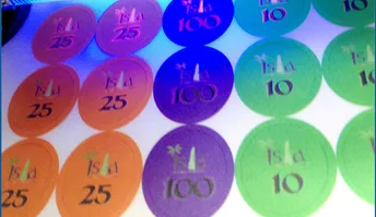 Glow in the dark luminescent sticker