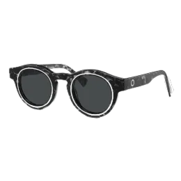 Round Acetate Frame Sunglasses For Women