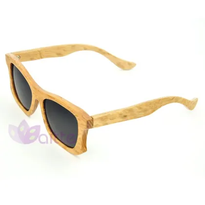 own brand sunglasses engraving logo on wood