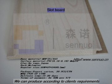 PVC Wrap MDF Wall Panel Board