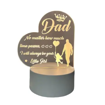 Creative 3D Illusion LED Lamps: A Warm Acrylic Table Desk Lamp with Decorative Night Light Features