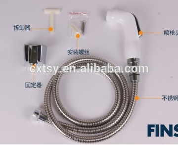 Bidet faucet spray shower faucet toilet hand shower abs shattaf with holder and hose
