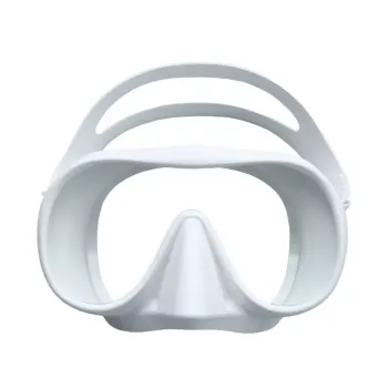 Professional Dive Mask: Frameless Design, Half Face, Silicone Construction, Wide View, Anti-Fog Technology