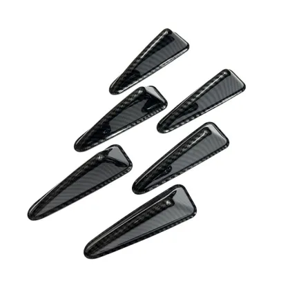 Black Carbon Fiber Shark Fin Car Spoilers Modification