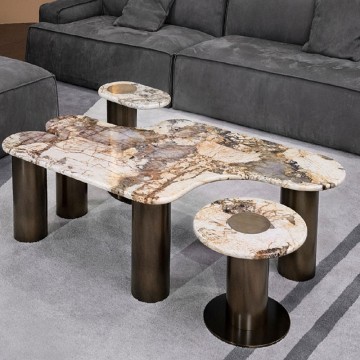 Pandora Stone Toffee Table