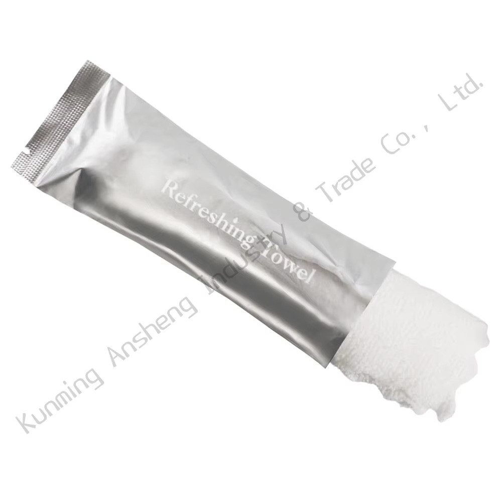 100% cotton wet towel roll