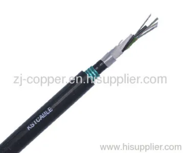Gyts Outdoor Aerial Duct Armored Optic Fiber Cable 