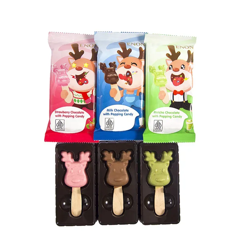 High Quality Colorful Wrapper Lollipop Chocolate