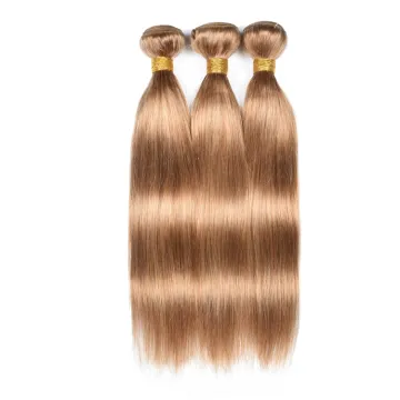 Proudness Raw Virgin Hair Unprocessed Color 27# Straight Indian Human Hair weave