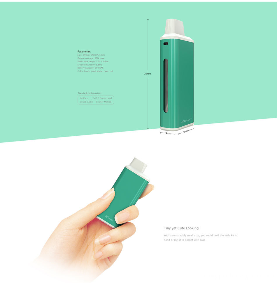 Starter Kit Meme Eleaf ICare Solo Starter Kit - 1.1ml & 320mah For Sale  Australia