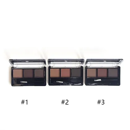 Wholesale 3 Color Makeup Pressed Powder Eyebrow Powder - New Design
