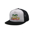 Two Tone Print Logo Snapback Mesh Hat