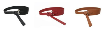 Wide Corset leather Belt Female Tie