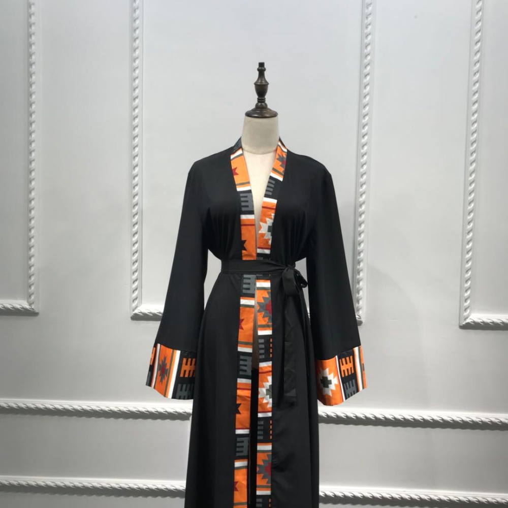 Kaftan Abaya Robe Dubai Hijab Cardigan Muslim Dress Qatar UAE Oman Caftan Marocain Abayas For Women Turkish Islamic Clothing