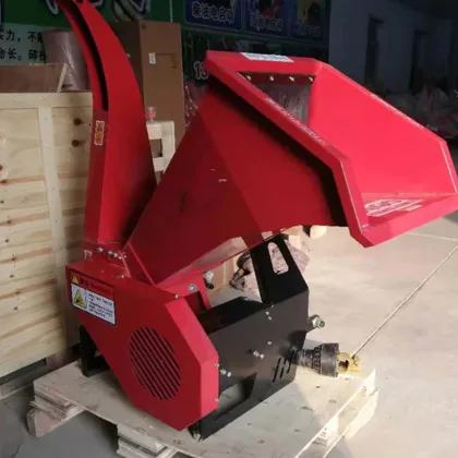 Self-Powered Wood Shredder Machines for Forest Wood Chipping