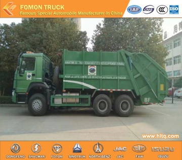 Xe máy đầm phía sau SINOTRUK HOWO 6x4 16m3