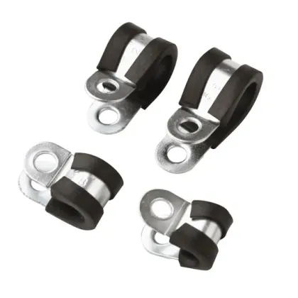 Custom Rubber Lined P Clips Hose Clamps