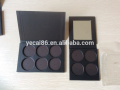 Guangzhou Verpackung Fabrik 4 Farben benutzerdefinierte Lidschatten-Palette, Make-up-Palette mit Spiegel