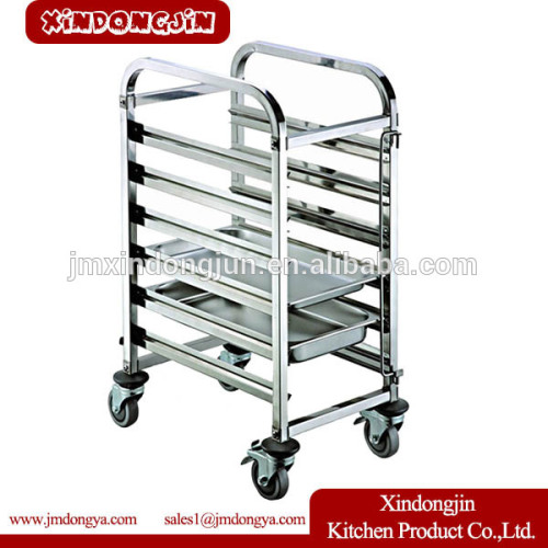 TR-6A stainless steel kitchen tray hand trolley