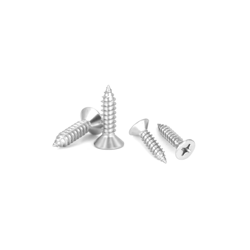 Stainless Steel Cross Countersunk Tapping Screw with DIN Standard Inch & Metric Measurement System