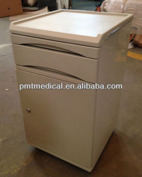PMT-410a Steel-plastic nightstand with wheels