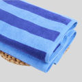 Export striped large quick drying beach towel