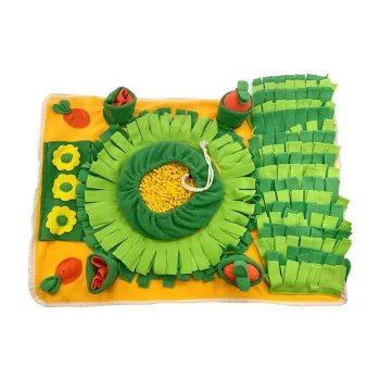 Custom Wholesale Non-slip Puzzle Snuffle Dog Mat for Slow Feeding and Training