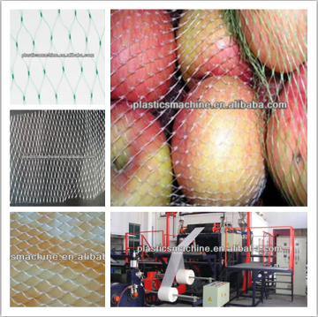 Plastic vegetable net machine