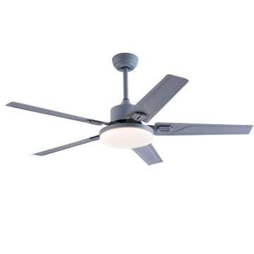 Modern Style 52 Inch Remote Control LED Ceiling Fan with Multiple Colors