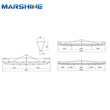 PLL Working Platforms Trapezoidal Sections Aluminum Alloy