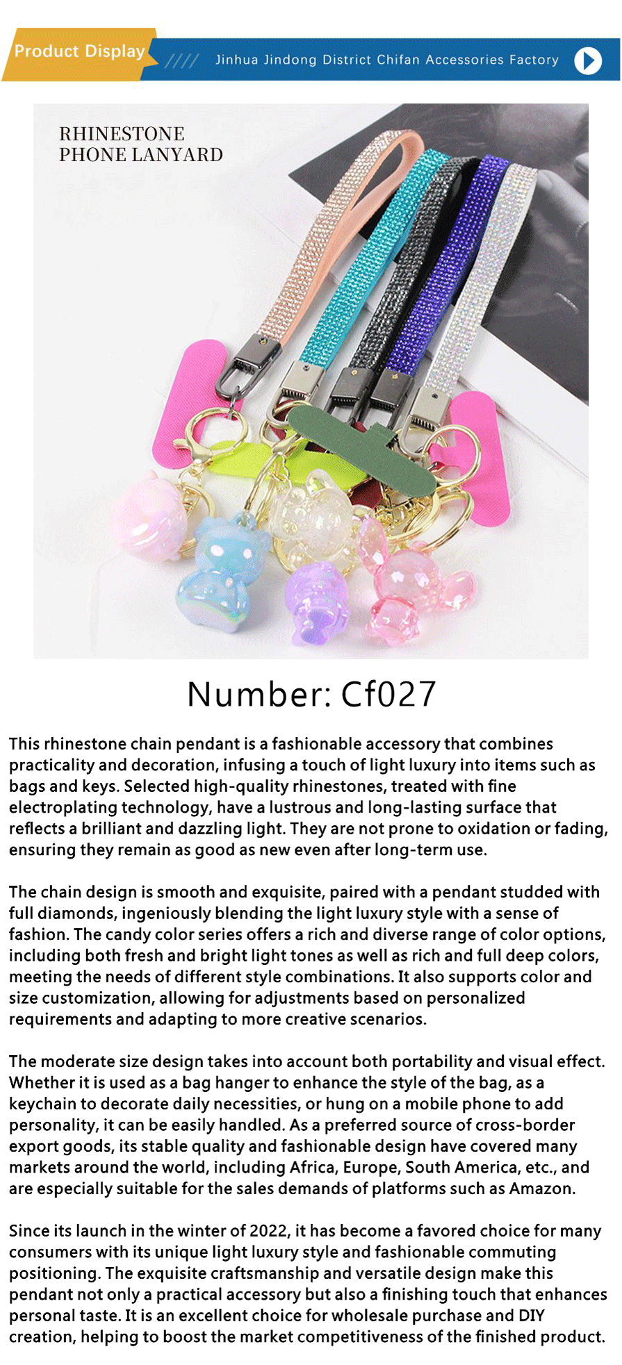 Jewelry accessories-xiangqing1-CF027