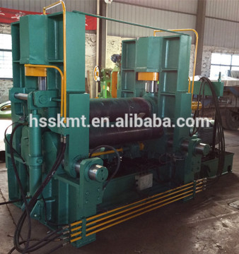 3 Roller Iron / Aluminium Sheet Rolling Machine, Mechanical Plate / Sheet Rolling Machine, 3 Roller Bending Machine