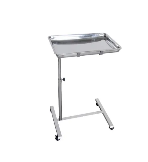 Stainless Steel Square Tray Support Table Use In Hospital