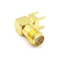 Male Female SMA RF Coaxial PCB Mount Connector