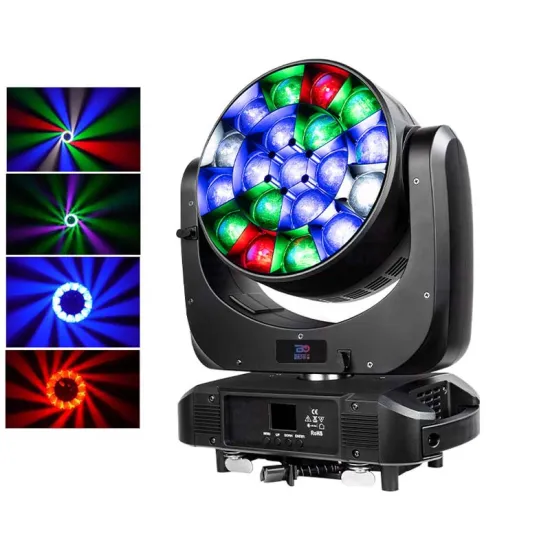 RGBW 19x40W Stage Lighting: Professional Mobile LED Beam Zoom Moving Head Wash Light