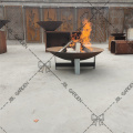 Large Wood Burning Outdoor Corten Steel Fire Pits