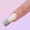 Matte givré réutilisable détachable de faux ongles portables