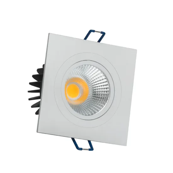 High CRI LED Downlight: 15W Square Recessed Anti-Glare 80/90/97