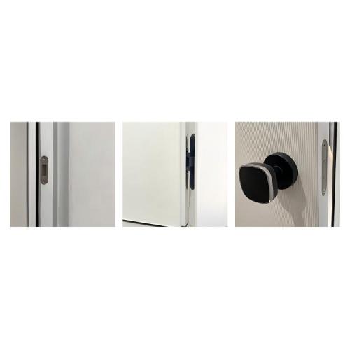 Laje de porta de madeira com núcleo sólido de estrutura invisível moderna