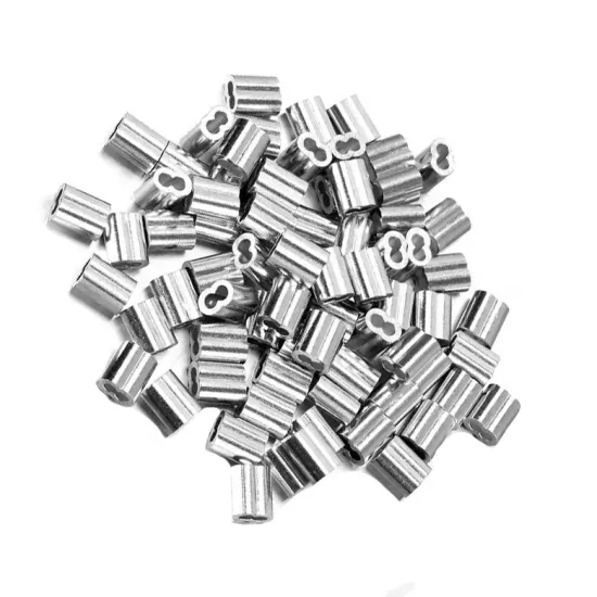 Aluminum Crimping Double Barrel Ferrules for Longline Fishing