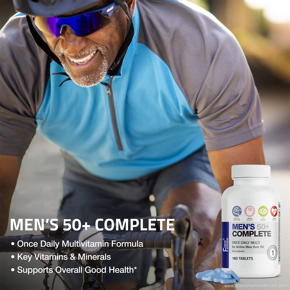 Multivitamin Tablets Men's Complete Multimineral Tablets